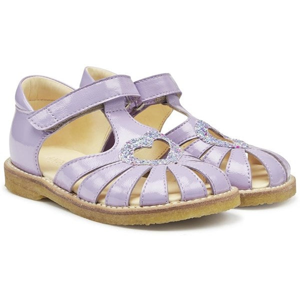 Angulus Hjerte Sandals Lilac/Confetti Glitter