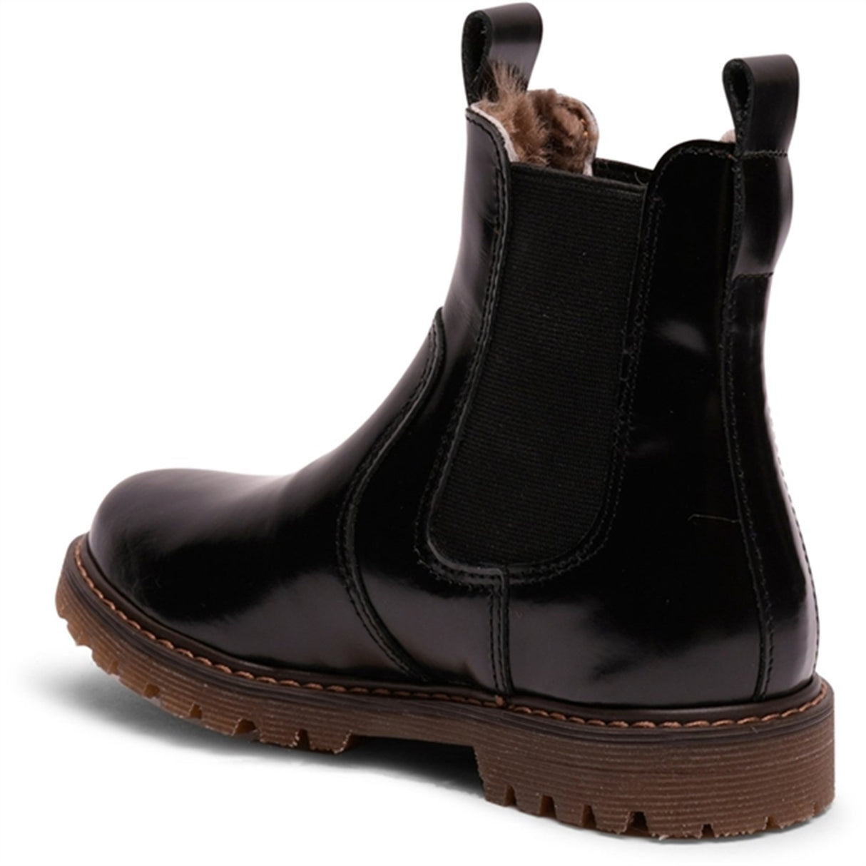 Bisgaard Neel Lamb Boots Black Polido 4