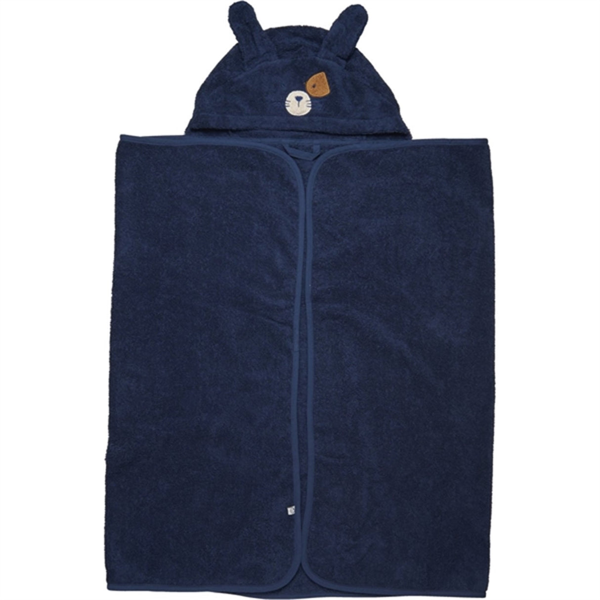 Pippi Hooded Bath Towel Dress Blues