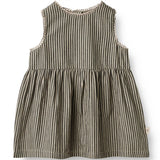 Wheat Black Coal Stripe Dress Kirsten