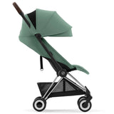 Cybex Coya Stroller Chrome Dark Brown Leaf Dark Green 4