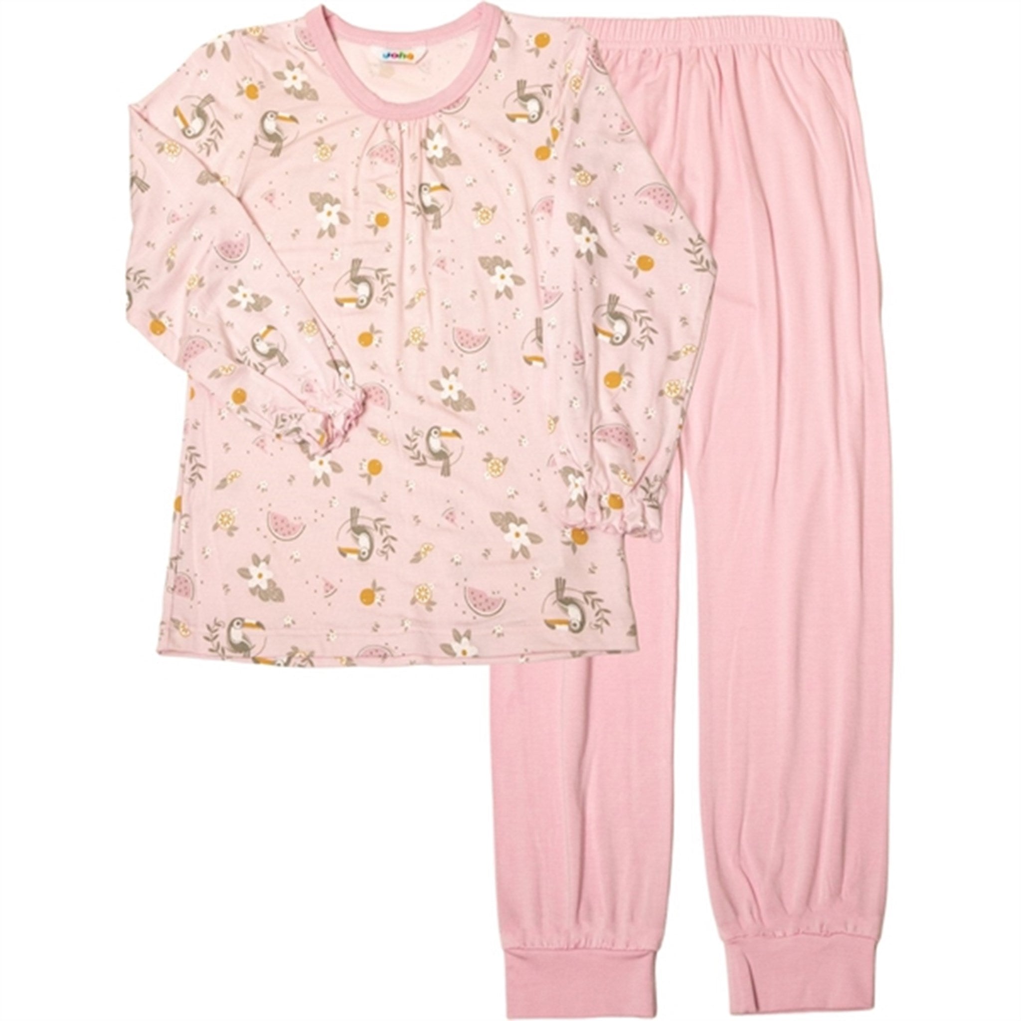 Joha Bamboo Pink AOP Pyjamas