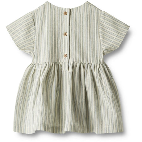 Wheat Aquablue Stripe Dress Esmaralda 2