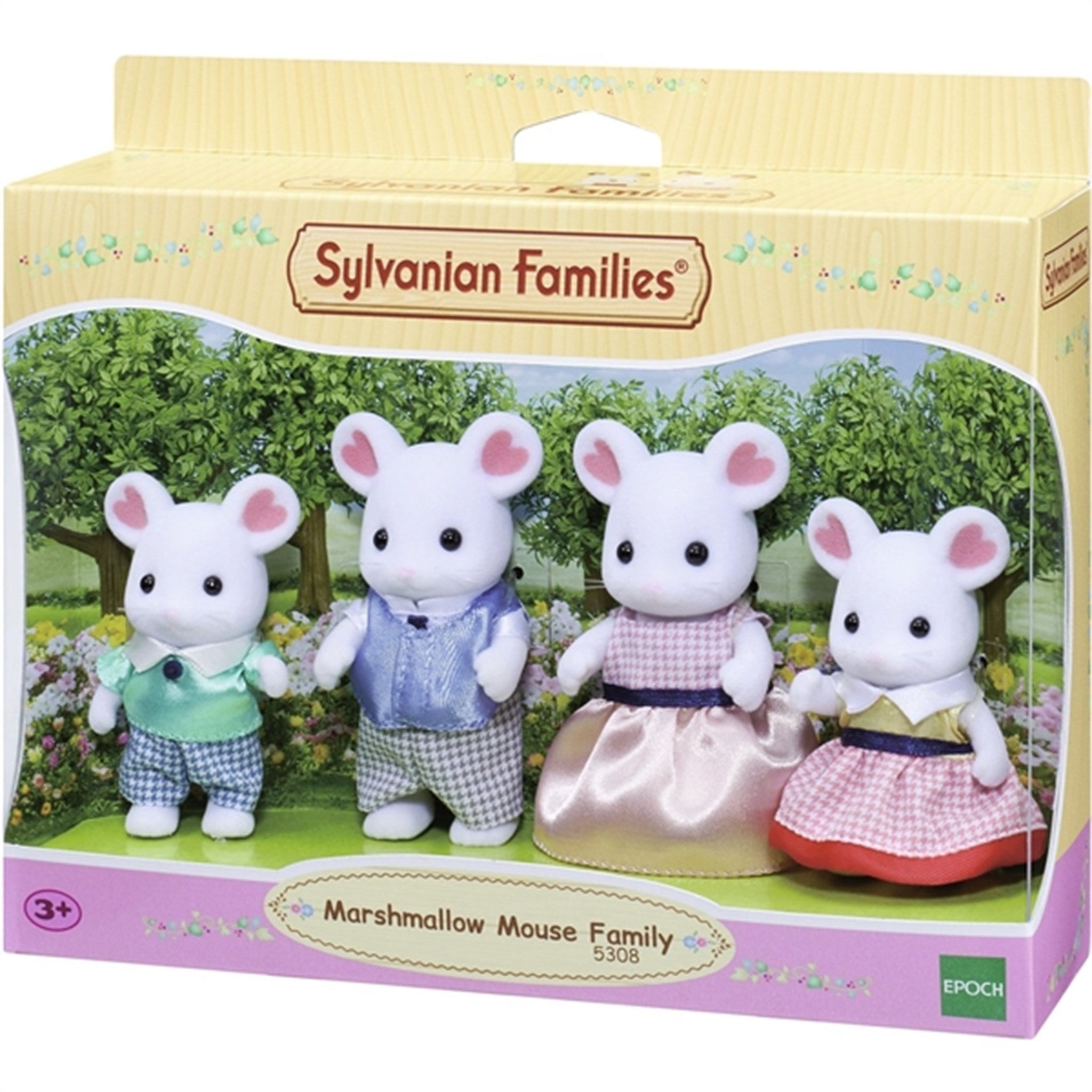 Sylvanian Families® Marshmallow Mouse Family