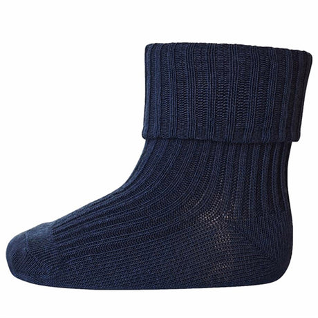 MP 533 Cotton Rib Baby Socks 807 Navy