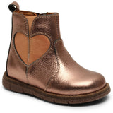 Bisgaard Maggie Boots Platin Crackle