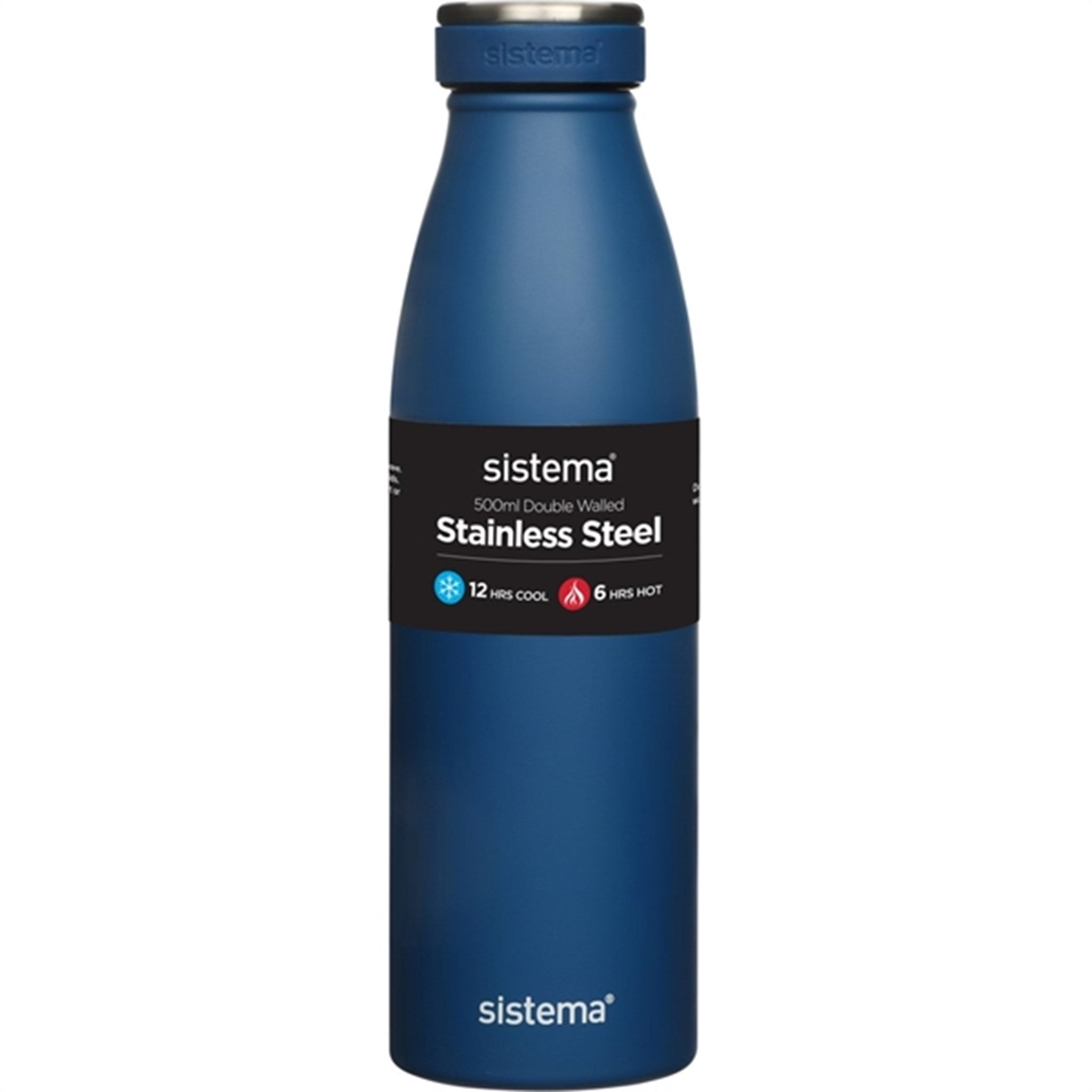Sistema Stainless Steel Drink Bottle 500 ml Ocean Blue