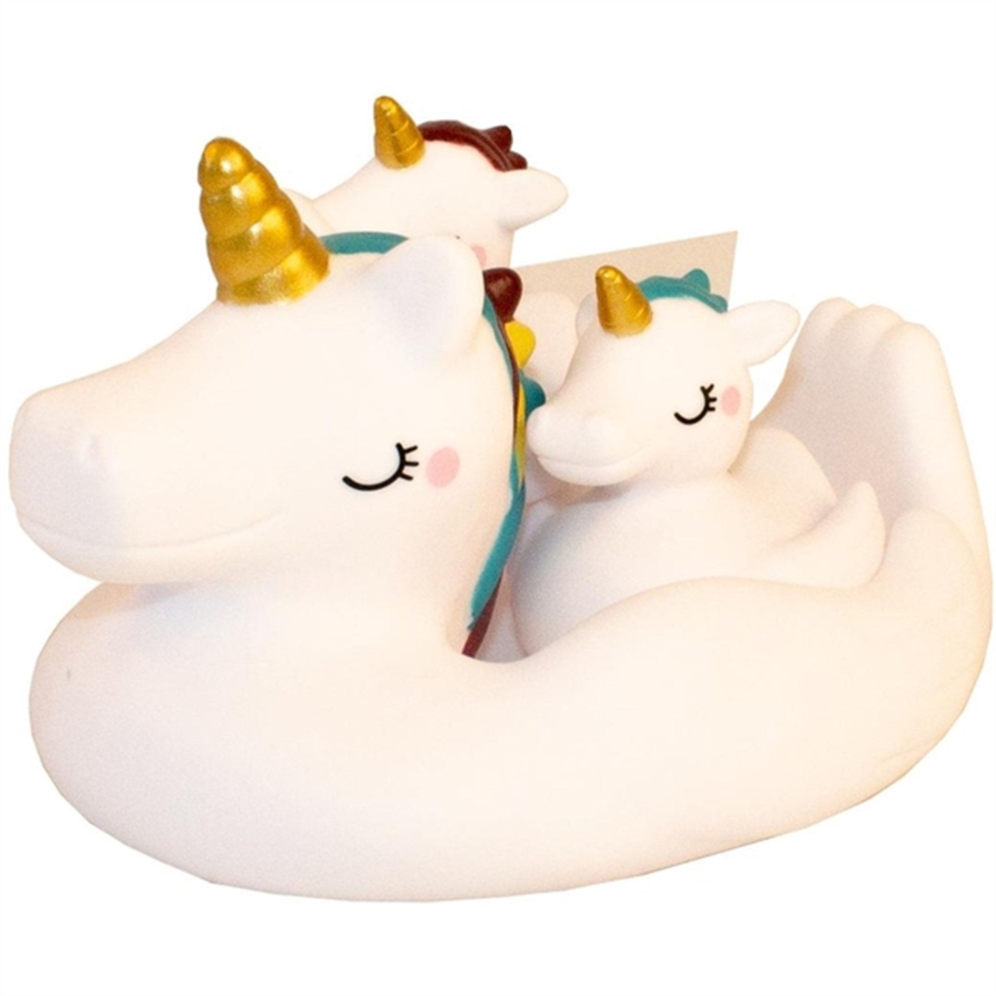 Magni Unicorn Bath Toys 3 Pieces In A Set White