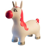 Magni Bouncing Animals Unicorn White/Silver/Pink