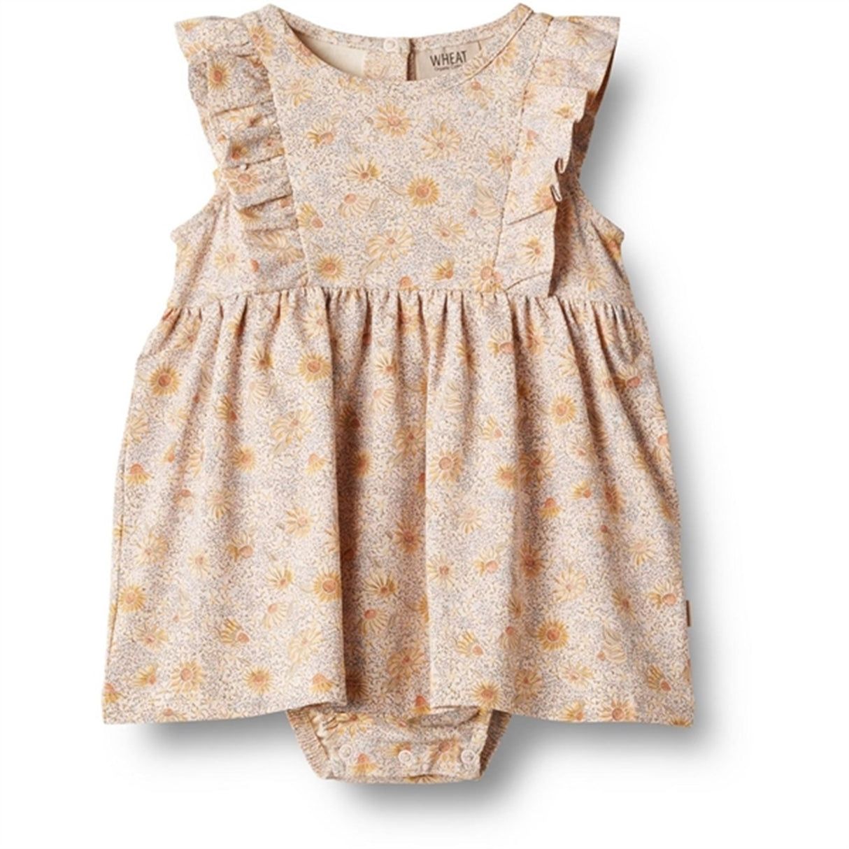 Wheat Coneflowers Jersey Body Dress Suit Vianna