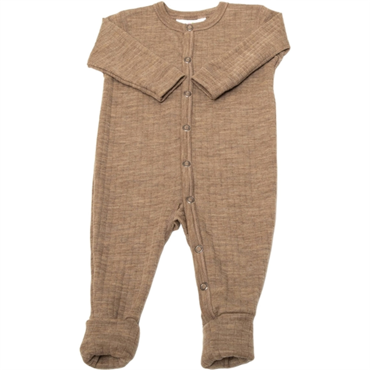 Joha Wool Beige Nightsuit 2in1 Foot Basic