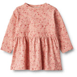 Wheat Rosette Flowers Jersey Dress Sessa