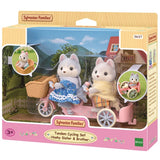 Sylvanian Families® Tandem Cycling Set Husky Sister & Brother