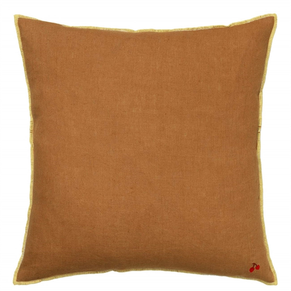 Ferm Living Contrast Linen Cushion Sugar Kelp