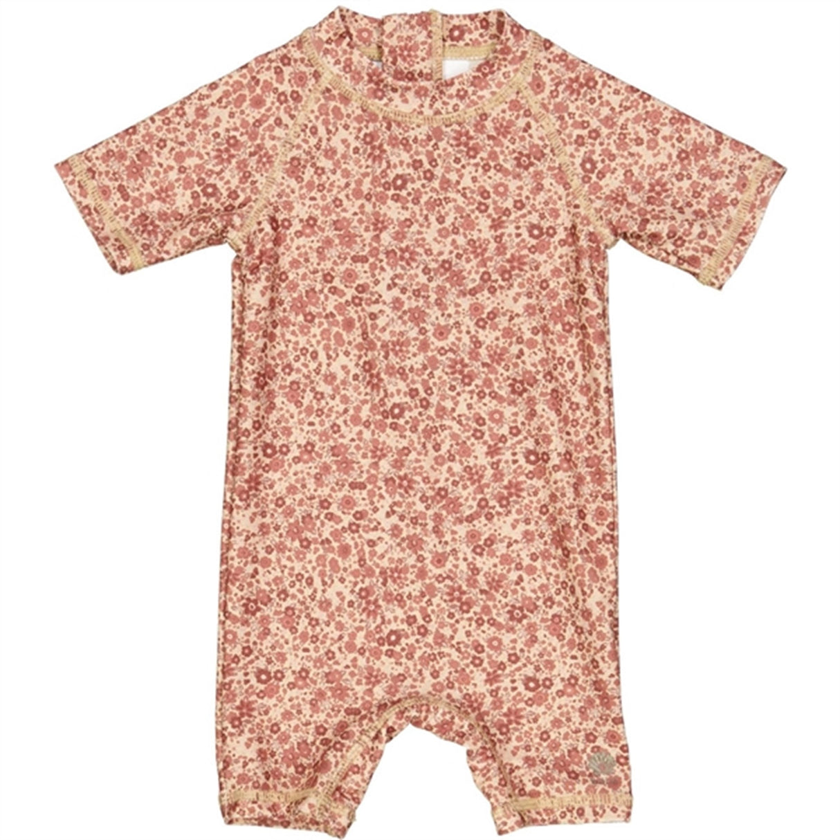 Wheat Red Flower Meadow Cas Swimsuit