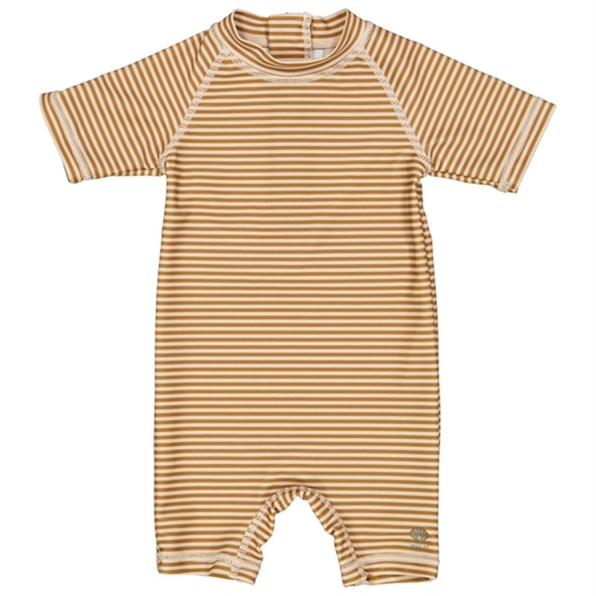 Wheat Golden Green Stripe Cas Swimsuit