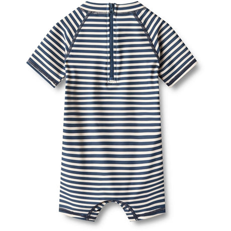 Wheat Indigo Stripe Swimsuit Cas 2