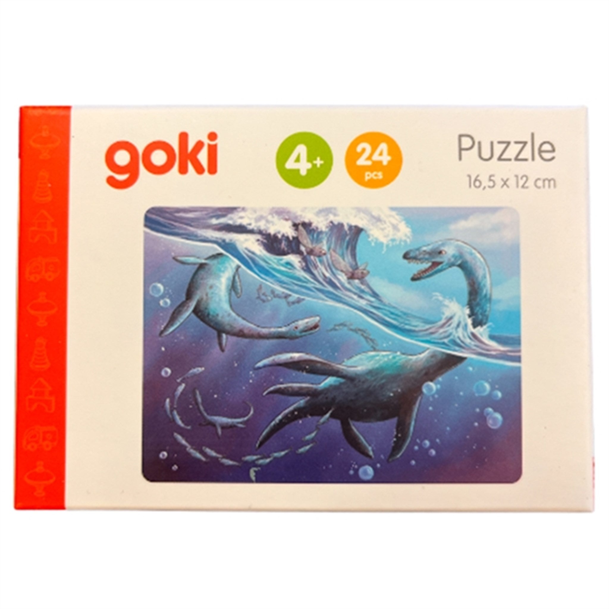 Goki Puzzle Mini - Dinosaur 4
