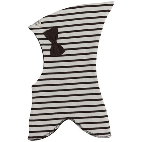 Racing Kids Balaclava Top Bow Stripe Brown/White