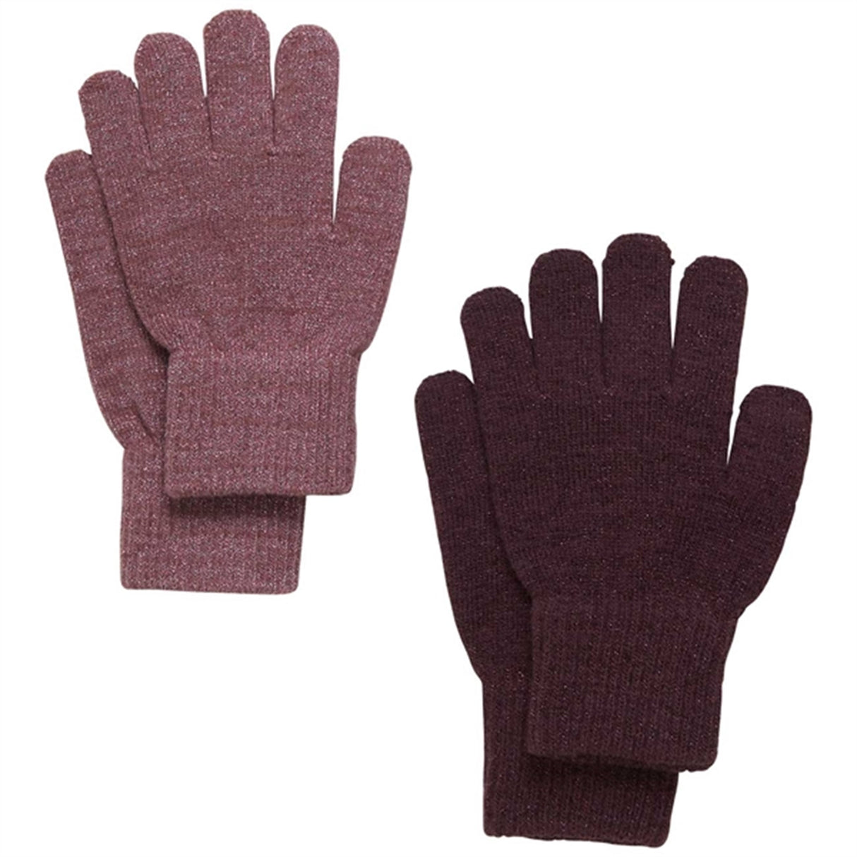 CeLaVi Gloves Magic Glitter 2-Pack Rose Brown