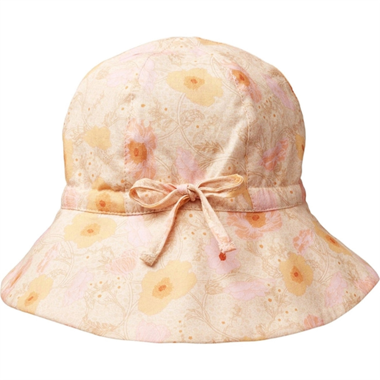 Wheat Alabaster Flower Bobbles Sun Hat Chloè 2