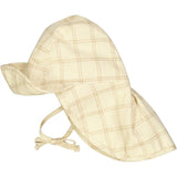 Wheat Buttermilk Check Albert Sun Hat