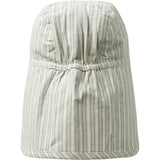 Wheat Aquablue Stripe Sun Hat Albert 2