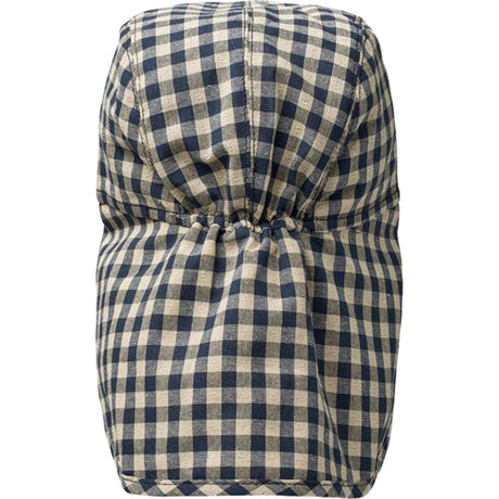 Wheat Blue Check Sun Hat Albert 2