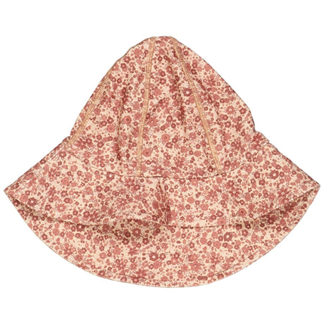 Wheat Red Flower Meadow UV Sun Hat