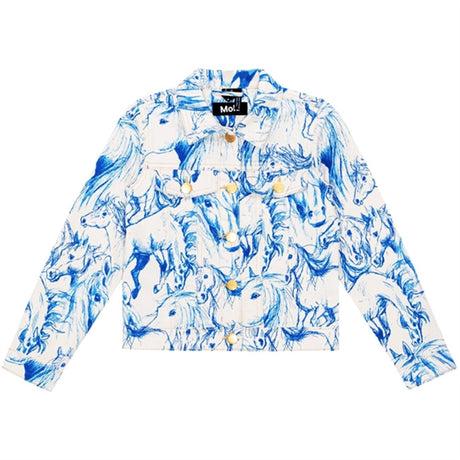 Molo Blue Horses Heidi Jacket