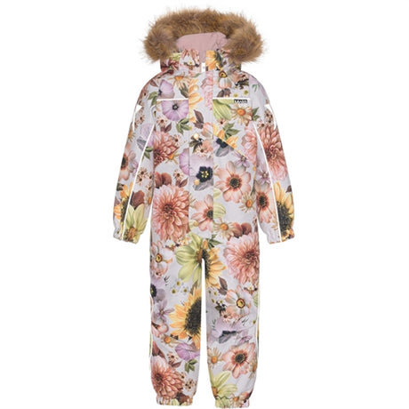 Molo Retro Flowers Polaris Fur Junior Snowsuit