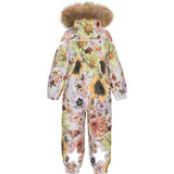 Molo Retro Flowers Polaris Fur Junior Snowsuit 4