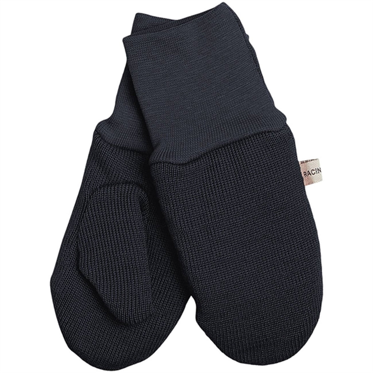 Racing Kids Mittens with Thumb Dark Navy