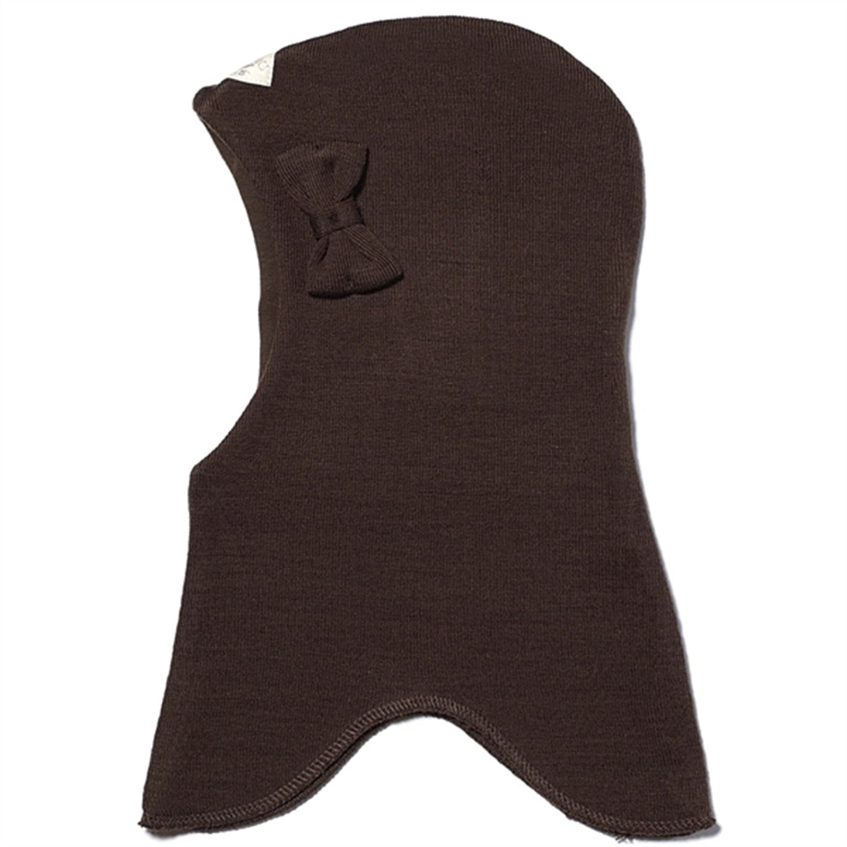 Racing Kids Balaclava Wool/Cotton Chocolate Brown