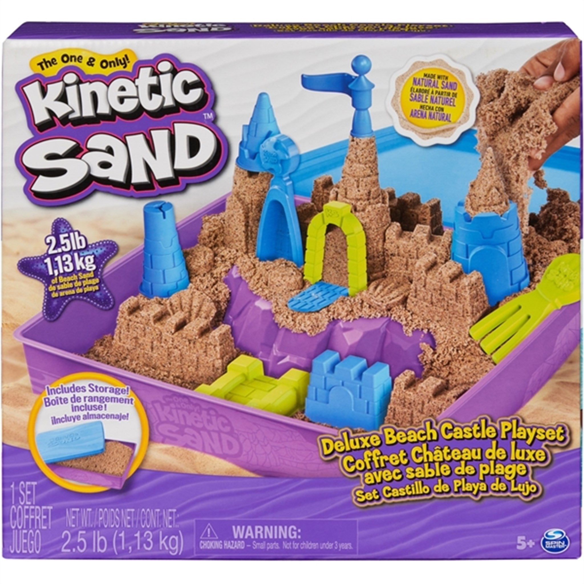 Kinetic Sand Deluxe Beach Castle Playset 5