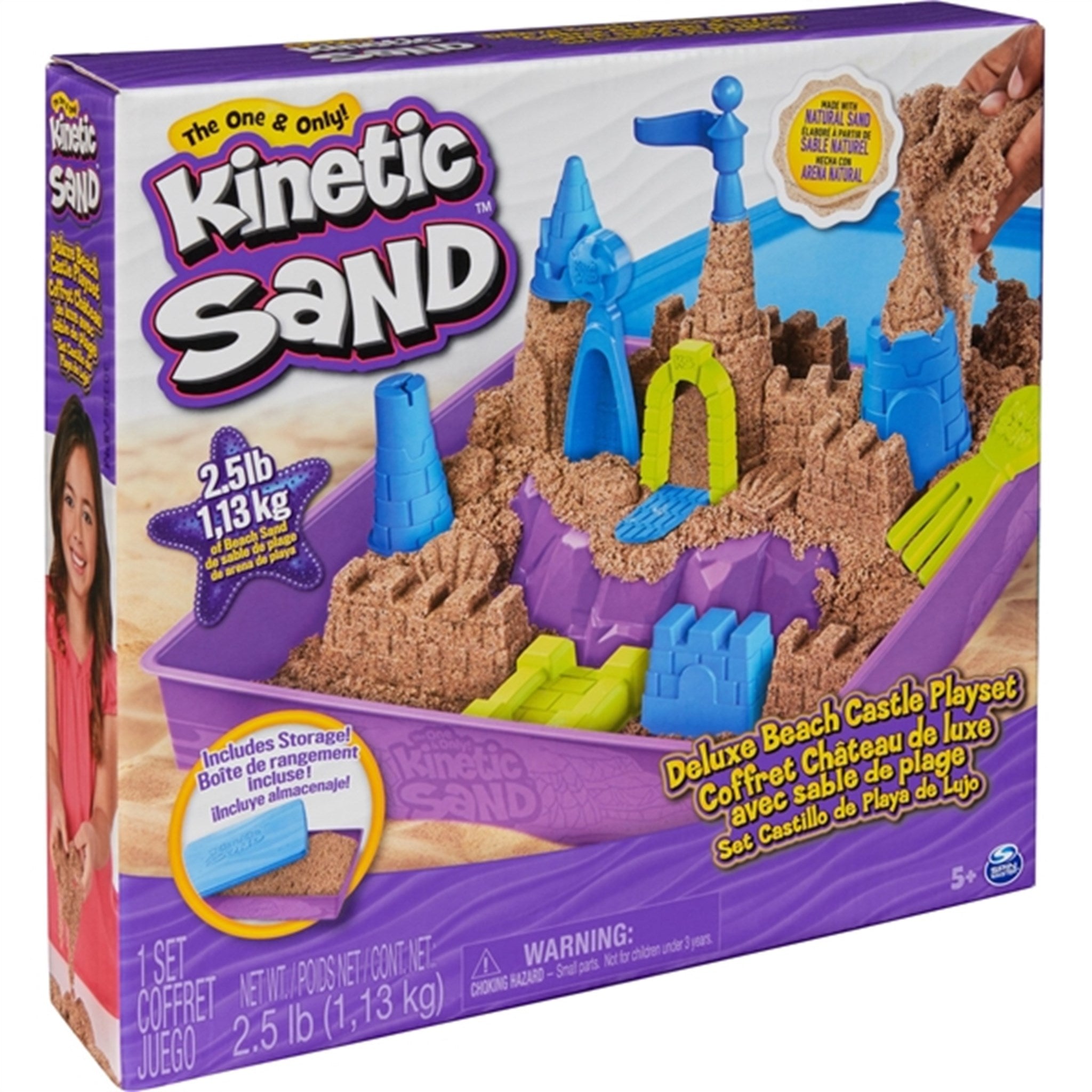 Kinetic Sand Deluxe Beach Castle Playset 4