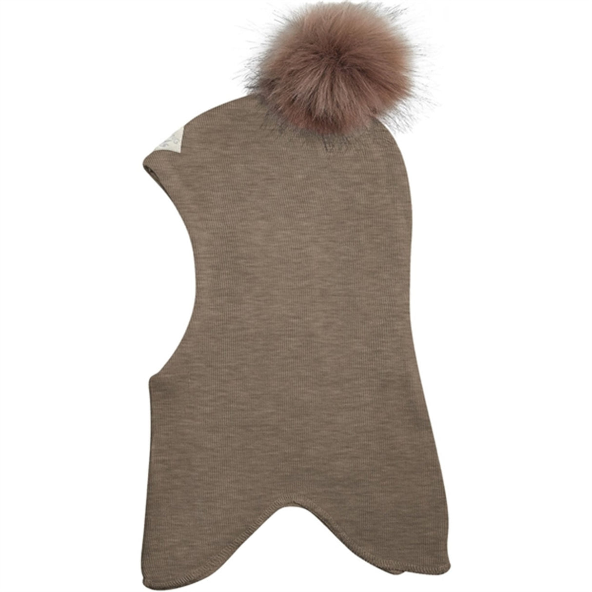 Racing Kids Round Balaclava Light Taupe Melange