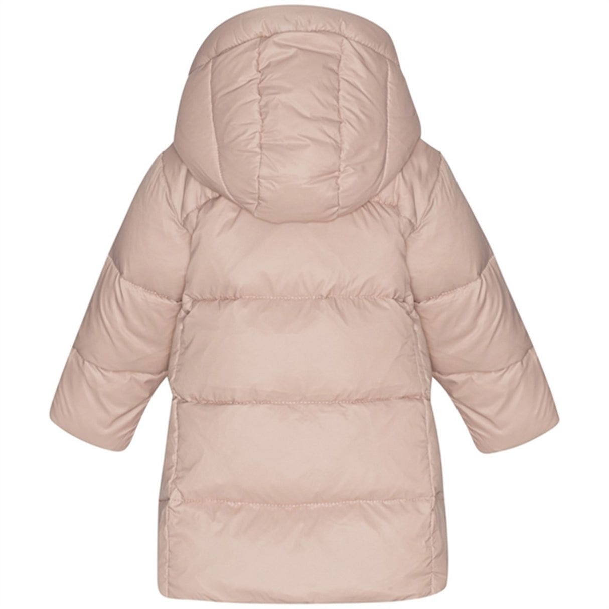 Ver de Terre Featherlight Baby Girls Down Coat Mahogany Rose