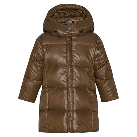 Ver de Terre Featherlight Baby Girls Down Coat Kangaroo