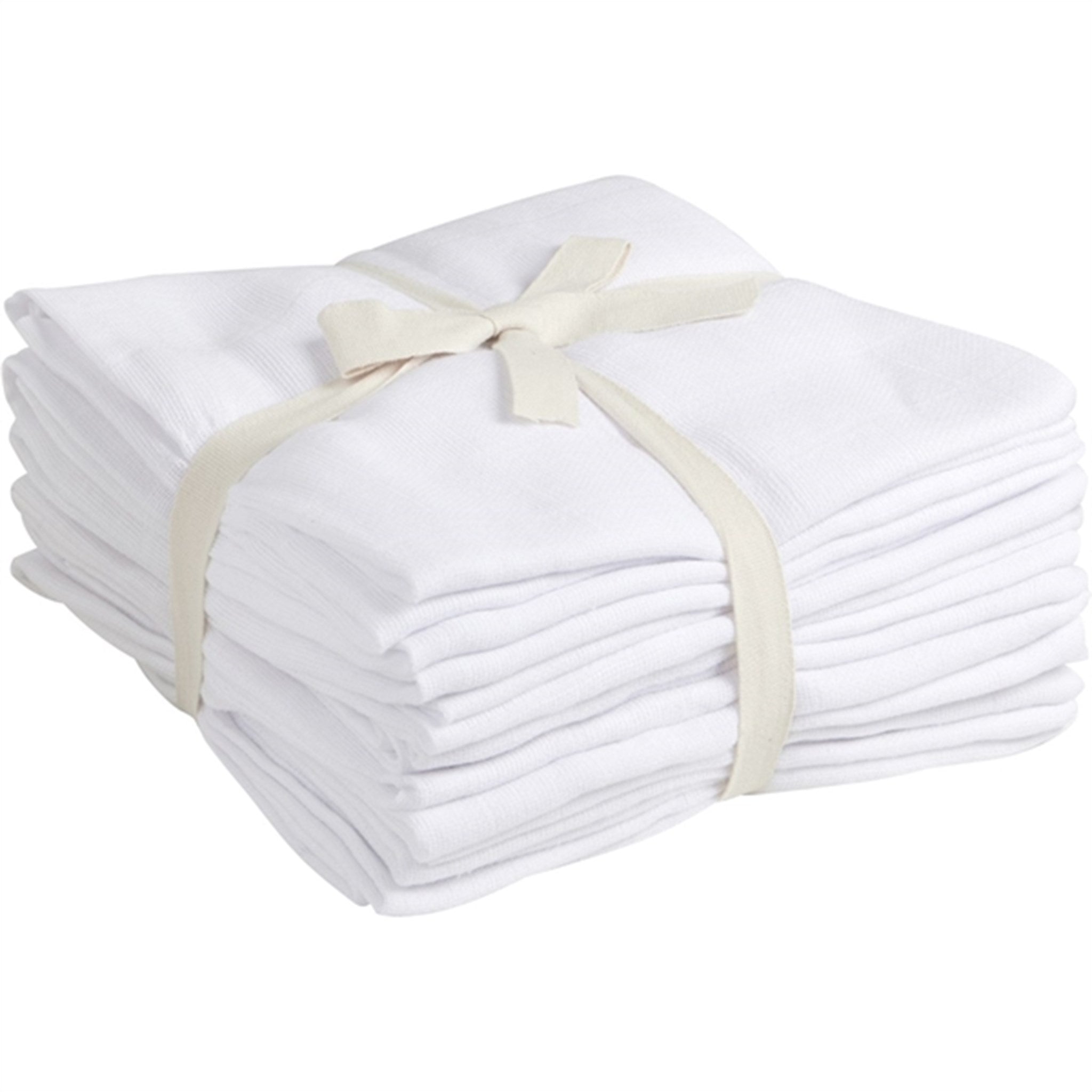 Pippi Muslin Cloths 8-pack Brilliant White