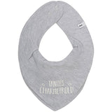 Pippi Bandana Bib Tantes Charmetrold Grey Melange