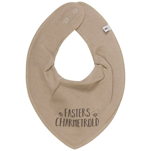 Pippi Bandana Bib Fasters Charmetrold Silver Mink