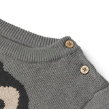 Wheat Autumn Sky Penguin Jacquard Pullover 2