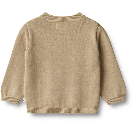 Wheat Grey Sand Knit Cardigan Bjørn 2