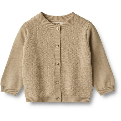 Wheat Grey Sand Knit Cardigan Bjørn