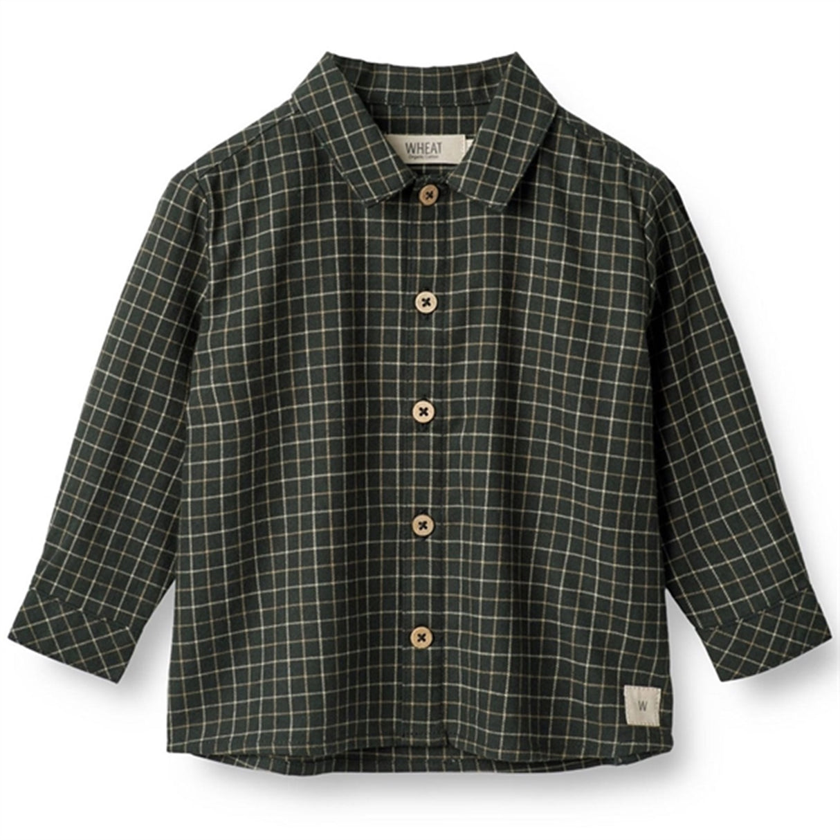 Wheat Black Coal Check Shirt Oscar