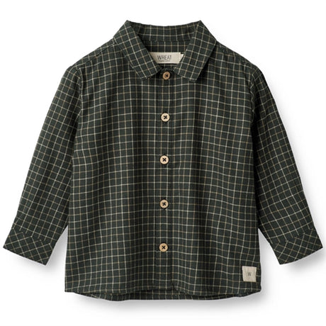 Wheat Black Coal Check Shirt Oscar