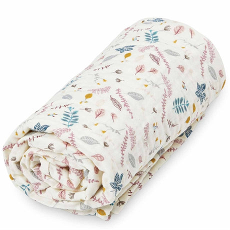 Cam Cam Copenhagen Baby Muslin Blanket Pressed Leaves Rose