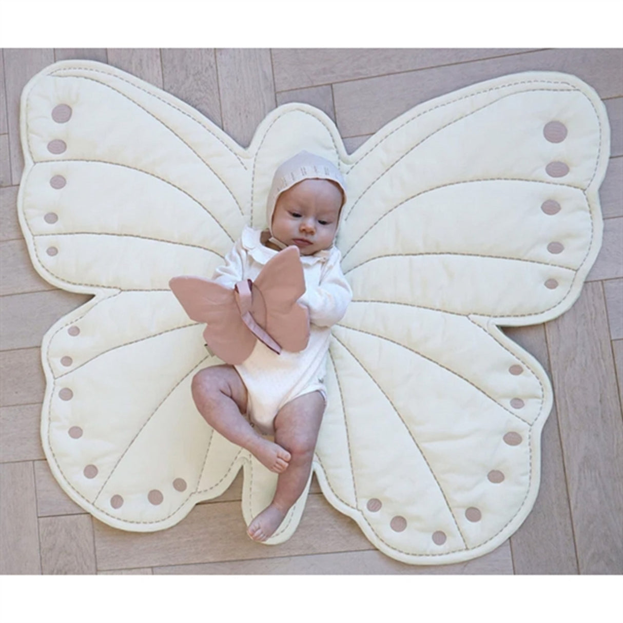 Cam Cam Copenhagen Butterfly Playmat Off White