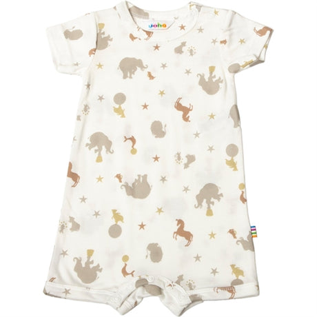 Joha White AOP Romper